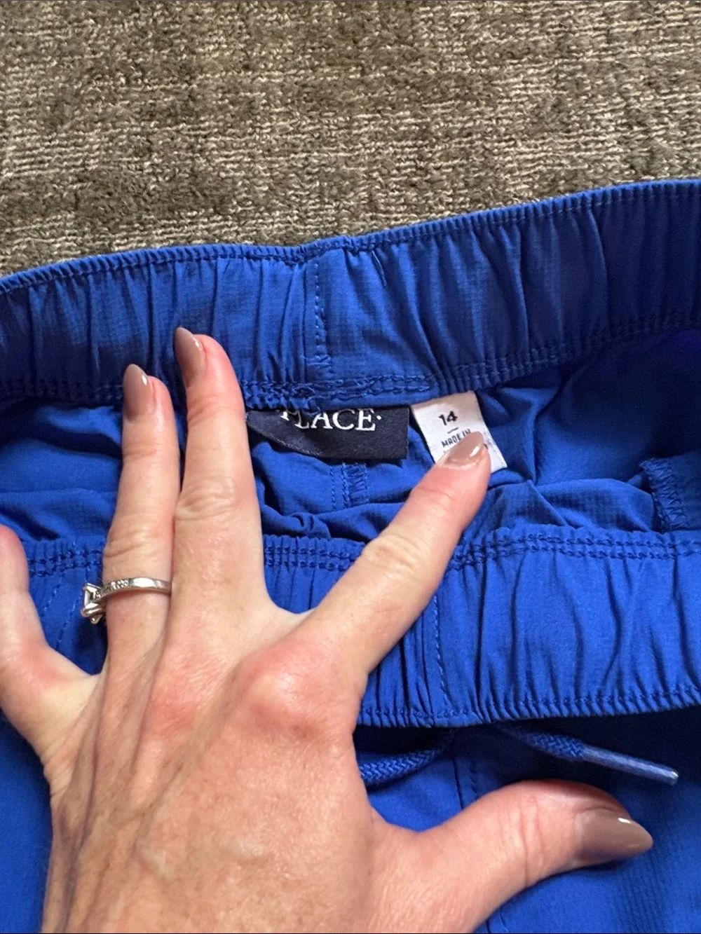 The Children's Place Royal Blue Kids Shorts with Drawstring